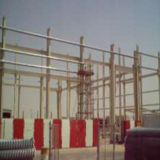 Construction of New Al-Hilal Factor – 2nd Industrial Area in Dammam – Column Foundation & on-going Structural Erection Roofing Installation